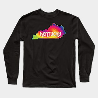 Kentucky Tie Dye Long Sleeve T-Shirt